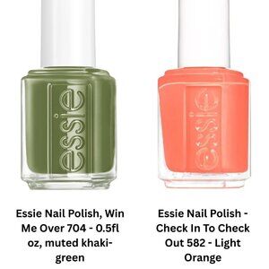 2 Brand new Essie Nail Polishes - Check In To Check Out 582 & Win Me Over 704